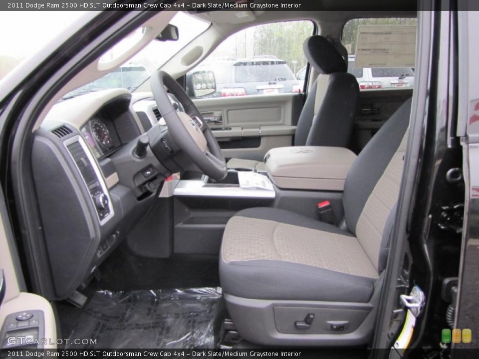 Dark Slate/Medium Graystone Interior Photo for the 2011 Dodge Ram 2500 HD SLT Outdoorsman Crew Cab 4x4 #47303354
