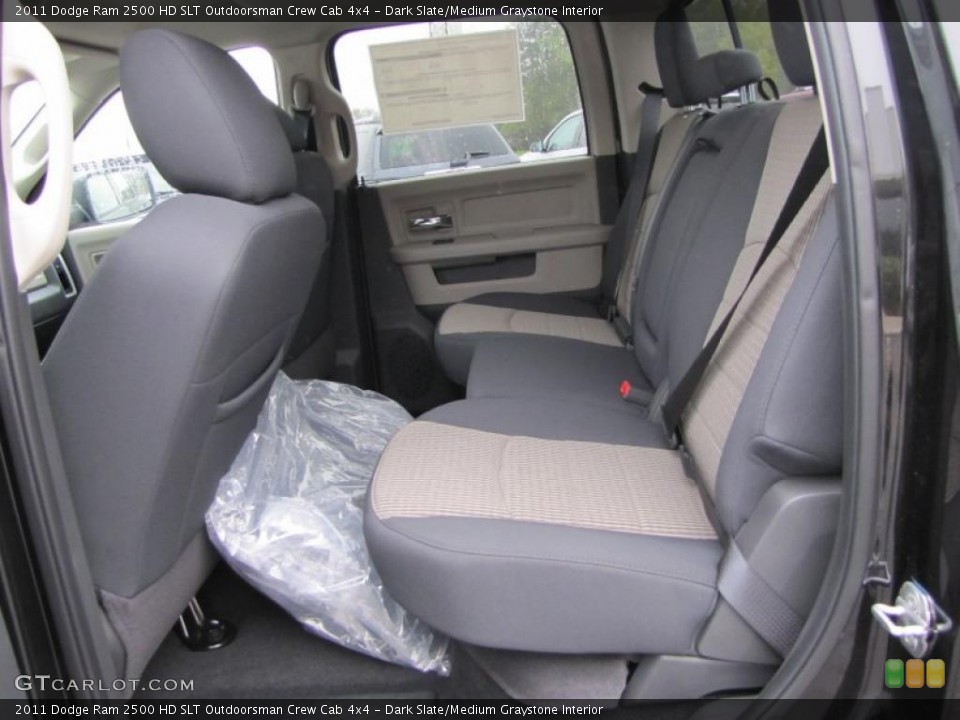Dark Slate/Medium Graystone Interior Photo for the 2011 Dodge Ram 2500 HD SLT Outdoorsman Crew Cab 4x4 #47303369