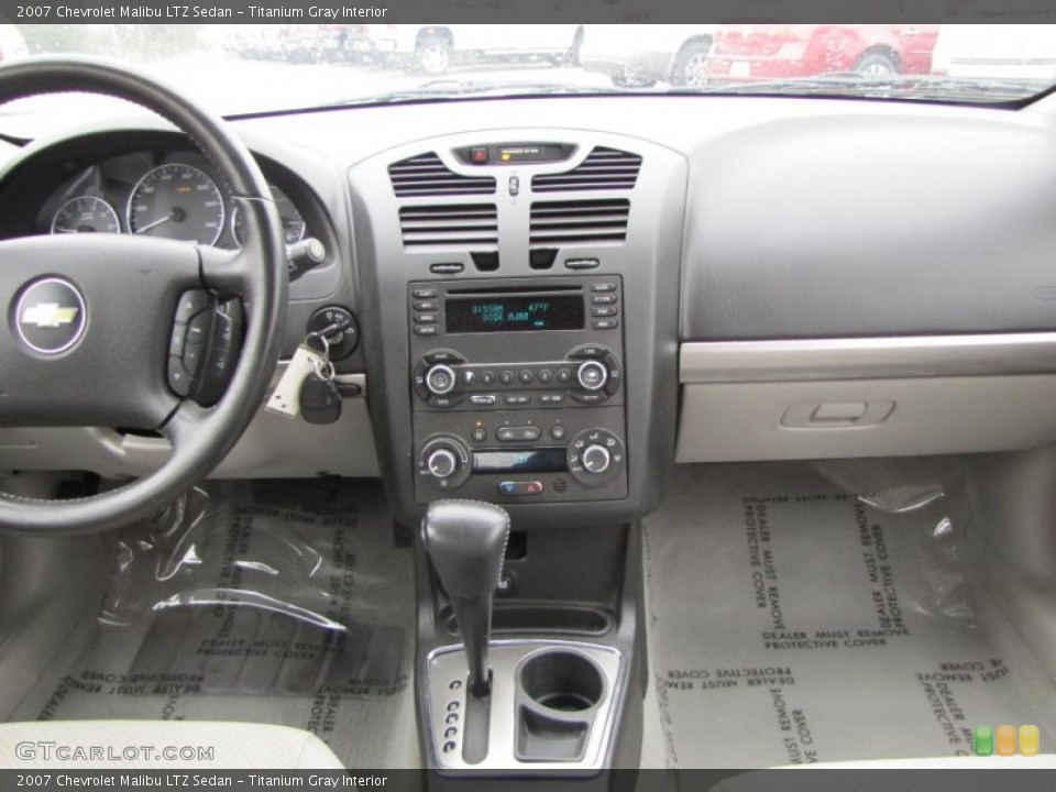 Titanium Gray Interior Dashboard for the 2007 Chevrolet Malibu LTZ Sedan #47304125