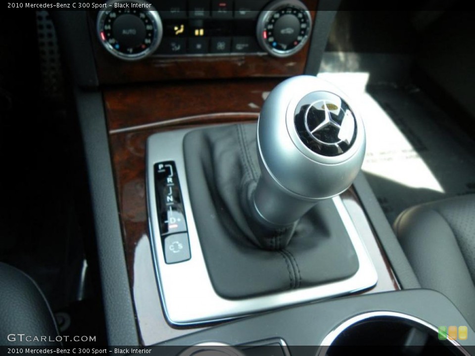 Black Interior Transmission for the 2010 Mercedes-Benz C 300 Sport #47304599