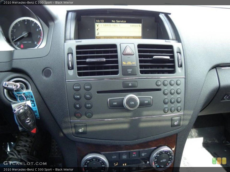 Black Interior Controls for the 2010 Mercedes-Benz C 300 Sport #47304614