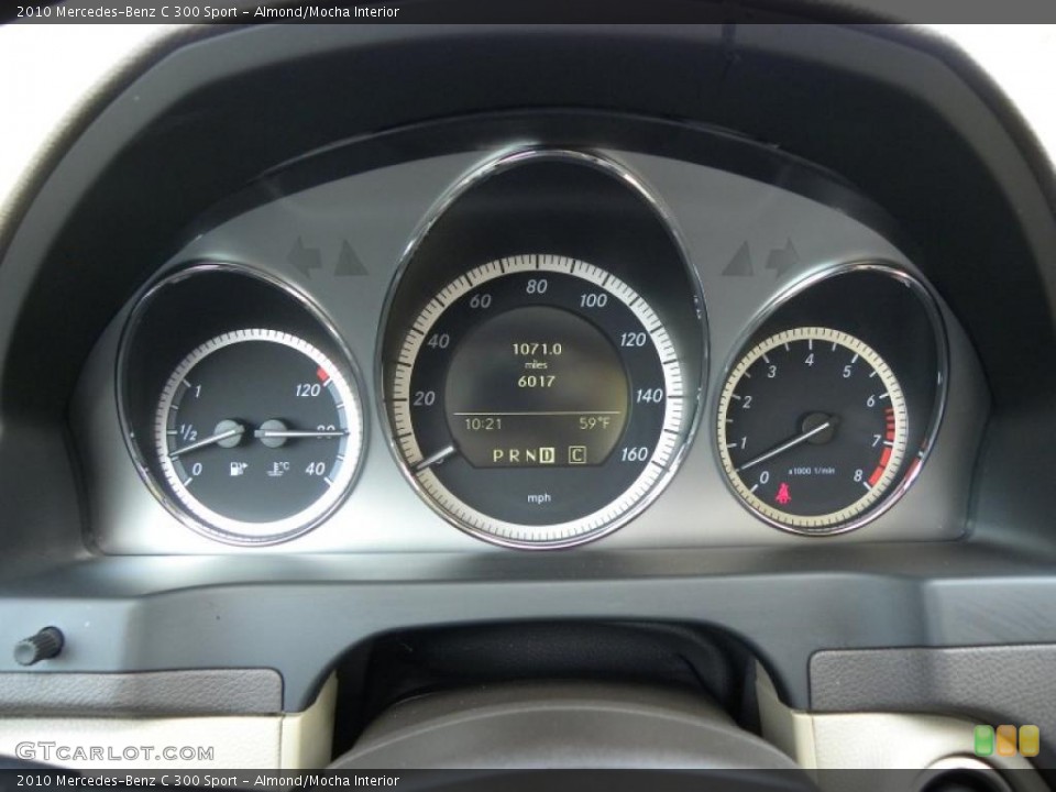 Almond/Mocha Interior Gauges for the 2010 Mercedes-Benz C 300 Sport #47304989