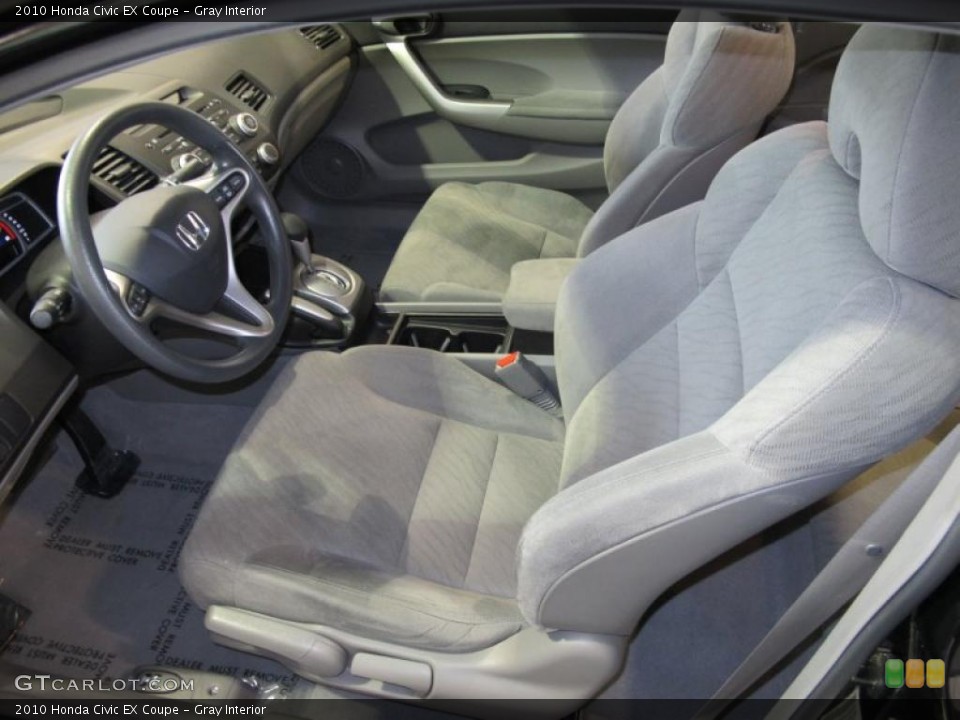 Gray Interior Photo for the 2010 Honda Civic EX Coupe #47305616