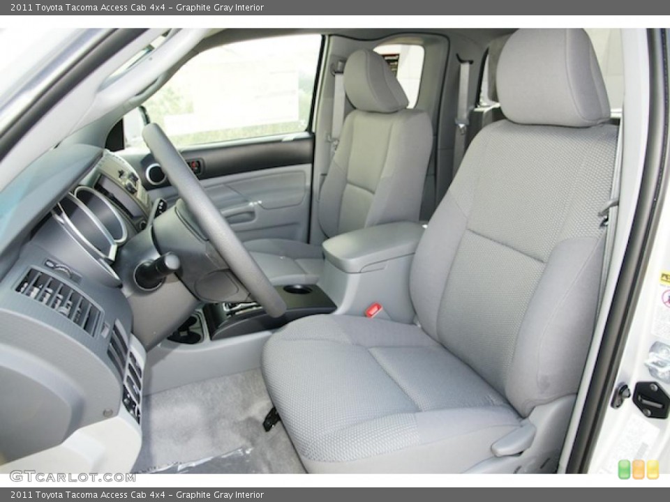 Graphite Gray Interior Photo for the 2011 Toyota Tacoma Access Cab 4x4 #47306114