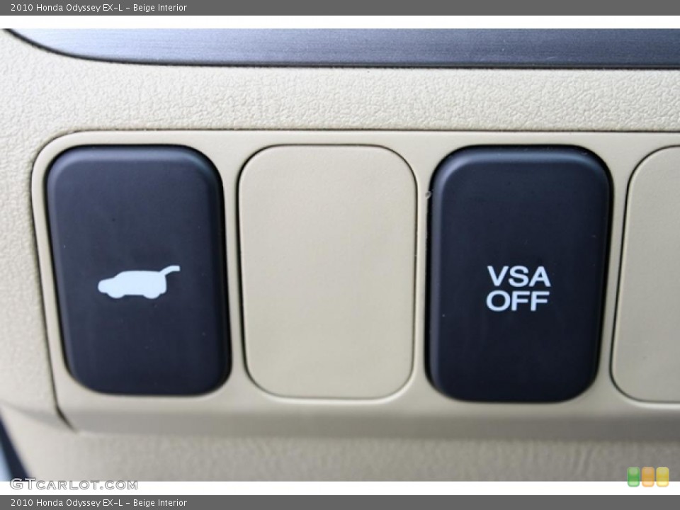 Beige Interior Controls for the 2010 Honda Odyssey EX-L #47308082