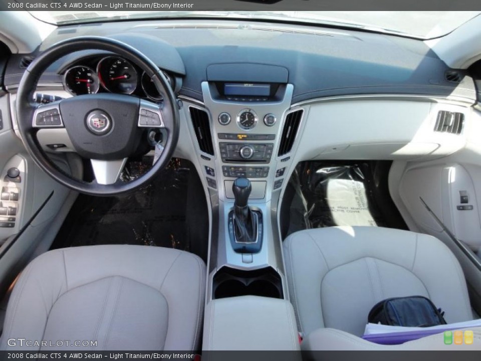 Light Titanium/Ebony Interior Dashboard for the 2008 Cadillac CTS 4 AWD Sedan #47308589