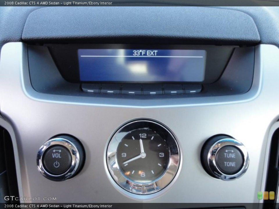 Light Titanium/Ebony Interior Controls for the 2008 Cadillac CTS 4 AWD Sedan #47308694