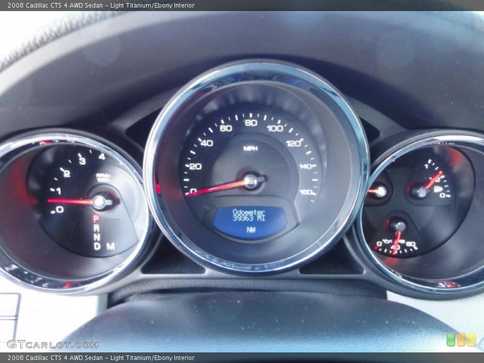 Light Titanium/Ebony Interior Gauges for the 2008 Cadillac CTS 4 AWD Sedan #47308739