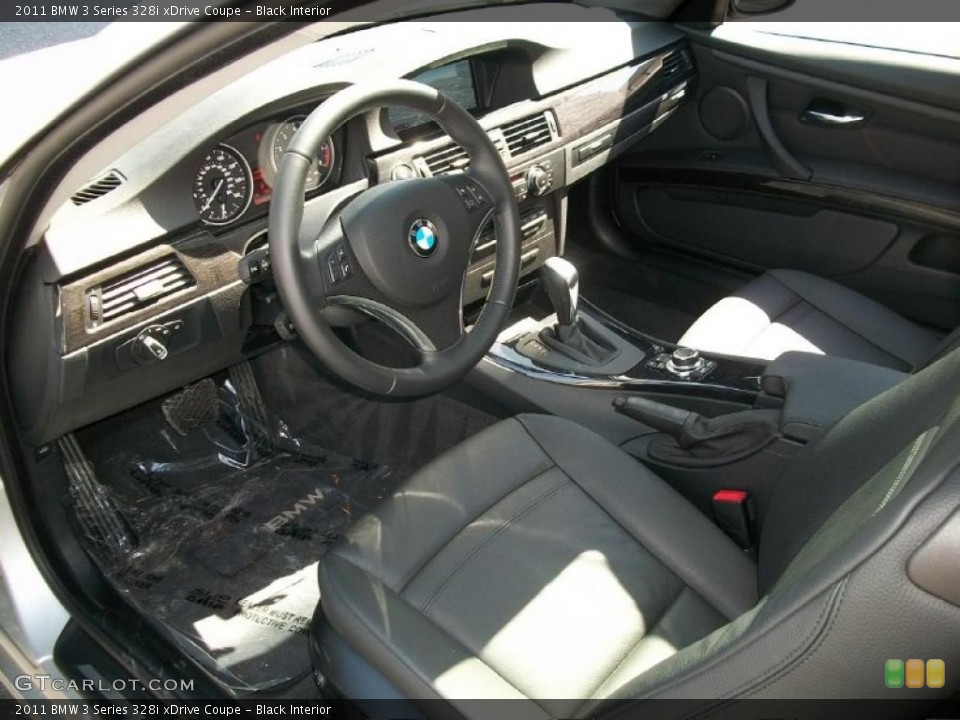 Black Interior Prime Interior for the 2011 BMW 3 Series 328i xDrive Coupe #47309000