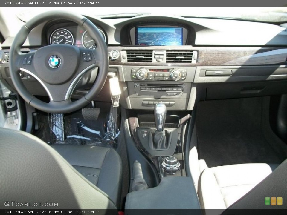 Black Interior Dashboard for the 2011 BMW 3 Series 328i xDrive Coupe #47309060