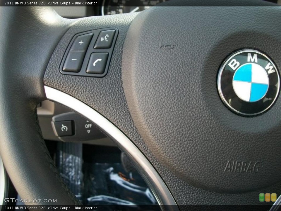 Black Interior Controls for the 2011 BMW 3 Series 328i xDrive Coupe #47309092