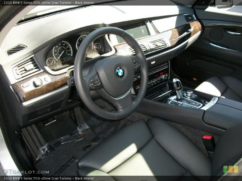 Black Interior Prime Interior for the 2010 BMW 5 Series 550i xDrive Gran Turismo #47309567