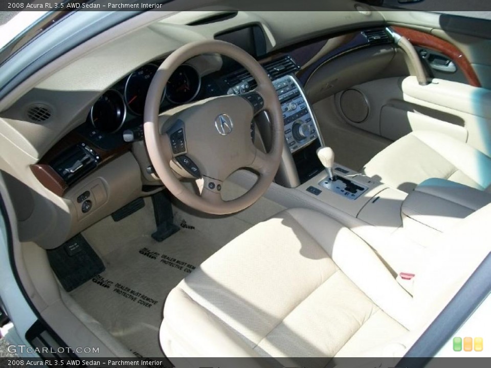 Parchment Interior Prime Interior for the 2008 Acura RL 3.5 AWD Sedan #47311700