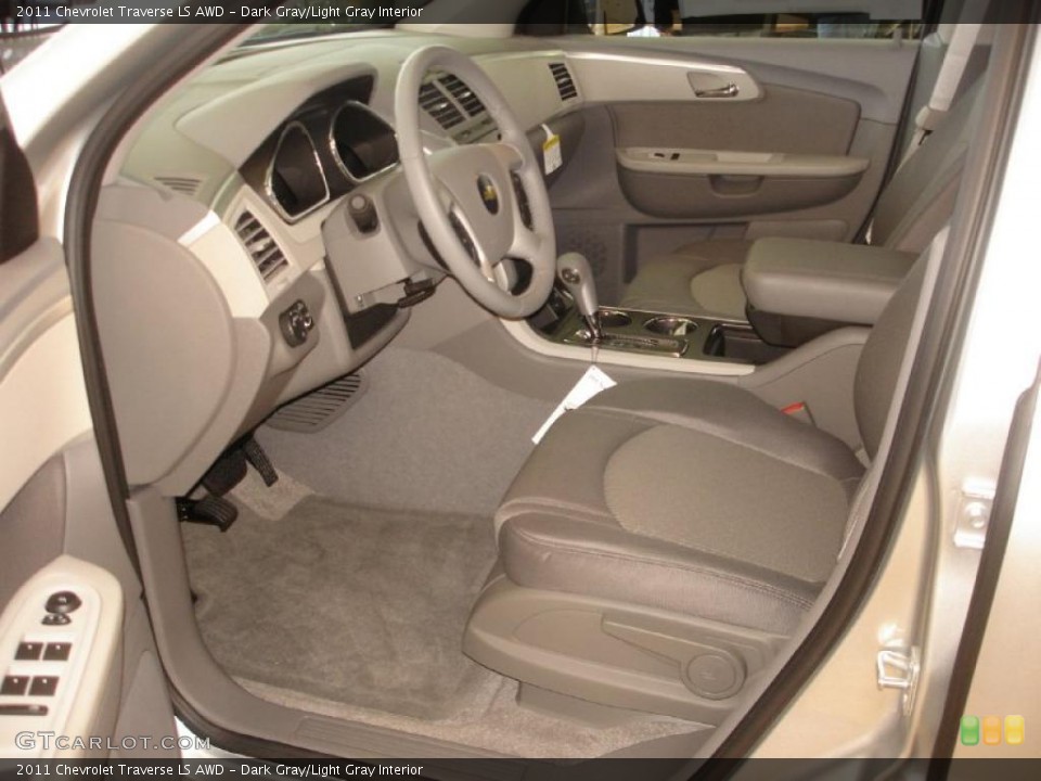Dark Gray/Light Gray Interior Photo for the 2011 Chevrolet Traverse LS AWD #47311919