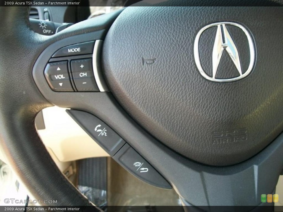 Parchment Interior Controls for the 2009 Acura TSX Sedan #47312909