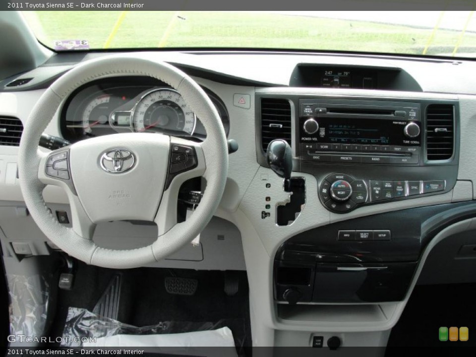 Dark Charcoal Interior Dashboard for the 2011 Toyota Sienna SE #47314328