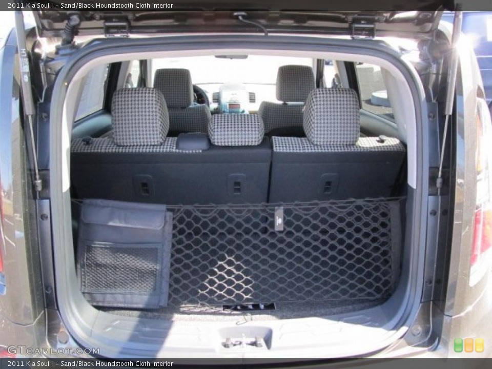 Sand/Black Houndstooth Cloth Interior Trunk for the 2011 Kia Soul ! #47314637