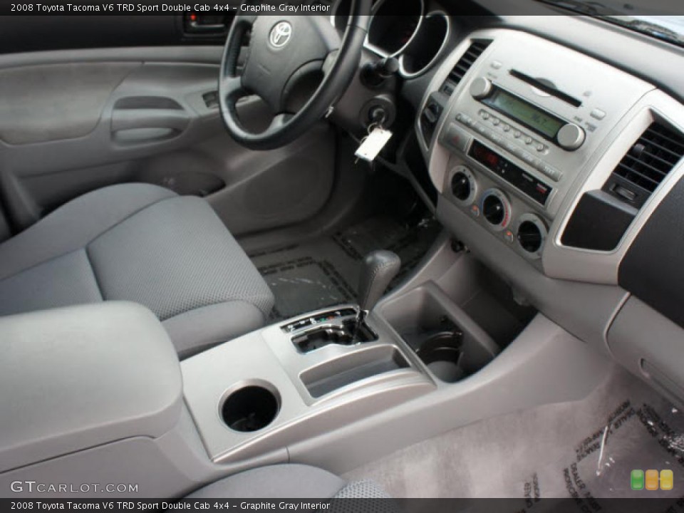 Graphite Gray Interior Photo for the 2008 Toyota Tacoma V6 TRD Sport Double Cab 4x4 #47315102