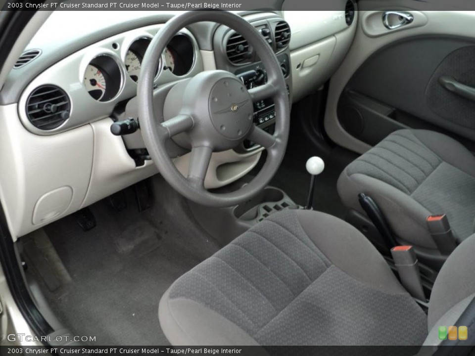 Taupe/Pearl Beige Interior Prime Interior for the 2003 Chrysler PT Cruiser  #47318108