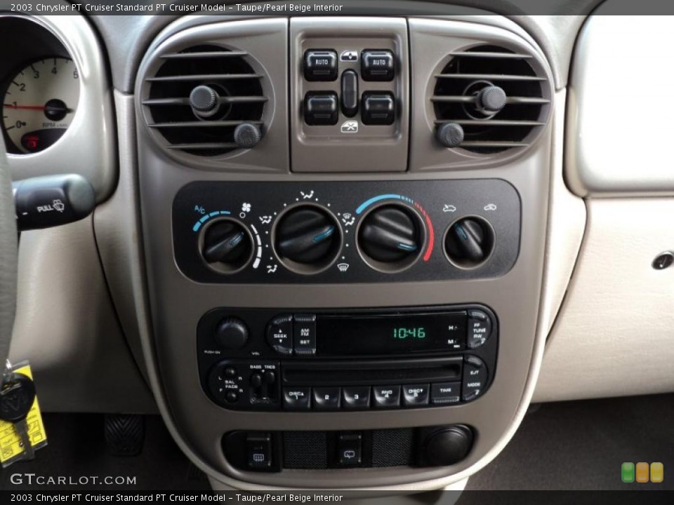 Taupe/Pearl Beige Interior Controls for the 2003 Chrysler PT Cruiser  #47318327