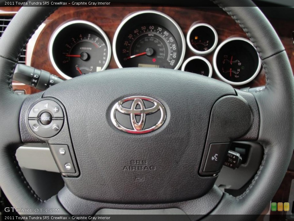 Graphite Gray Interior Steering Wheel for the 2011 Toyota Tundra SR5 CrewMax #47318660