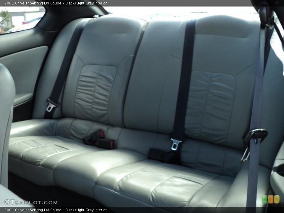Black/Light Gray Interior Photo for the 2001 Chrysler Sebring LXi Coupe #47319920