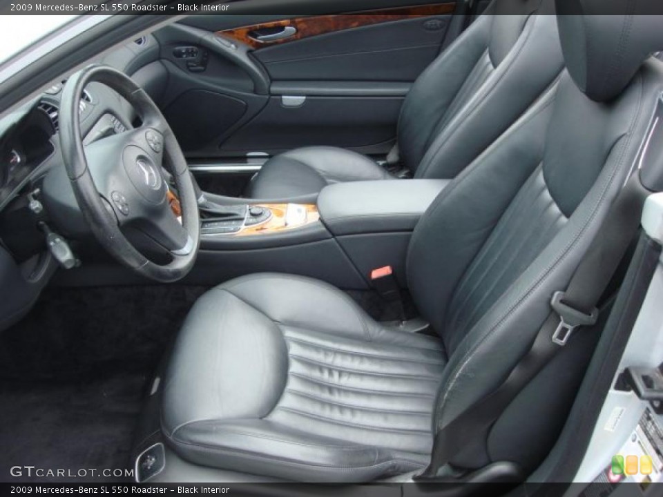 Black Interior Photo for the 2009 Mercedes-Benz SL 550 Roadster #47319956