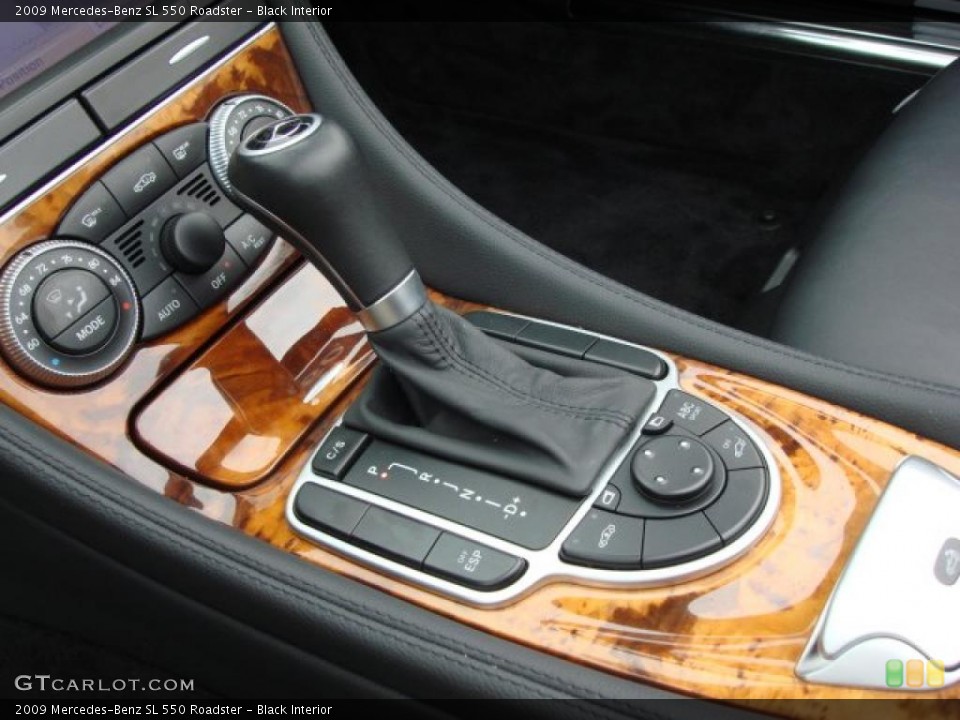 Black Interior Transmission for the 2009 Mercedes-Benz SL 550 Roadster #47320109