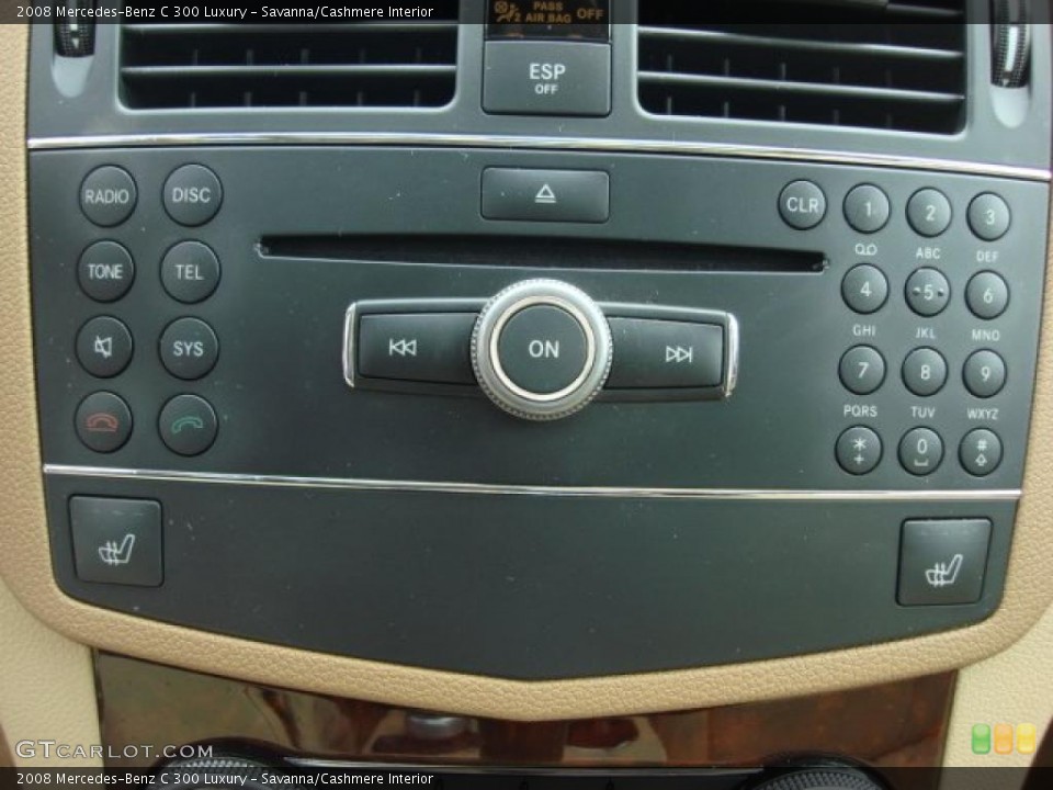 Savanna/Cashmere Interior Controls for the 2008 Mercedes-Benz C 300 Luxury #47320742