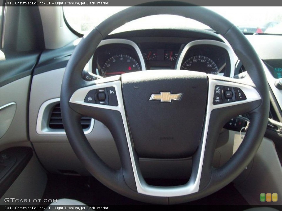 Light Titanium/Jet Black Interior Steering Wheel for the 2011 Chevrolet Equinox LT #47321366