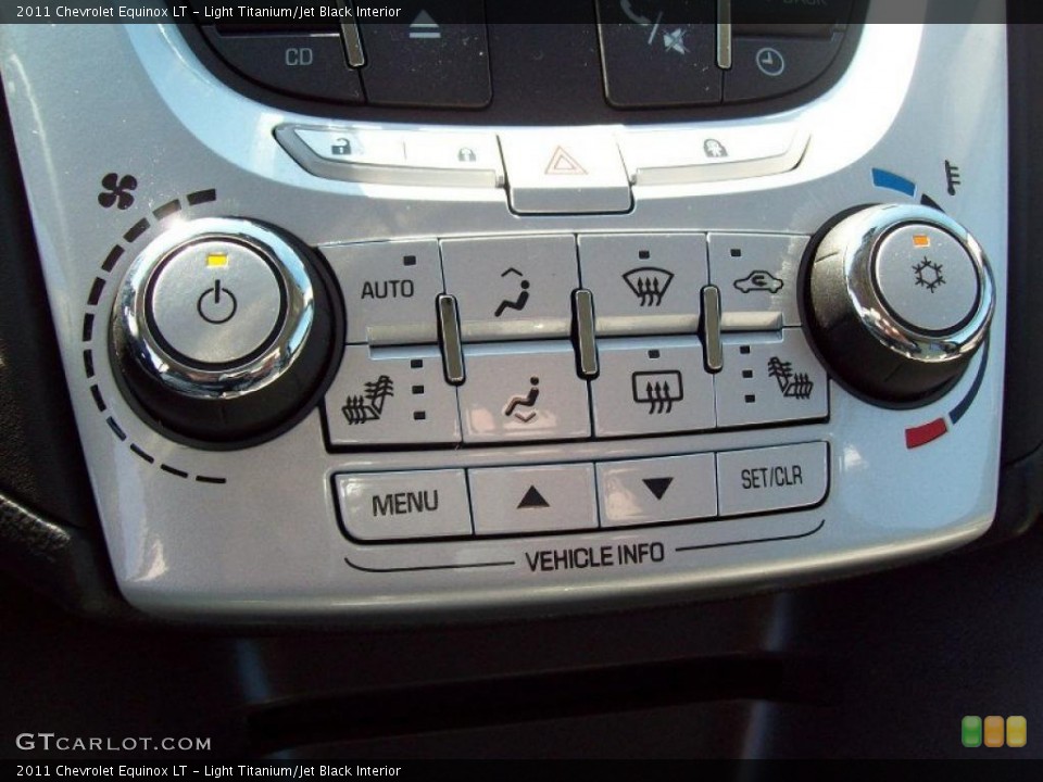 Light Titanium/Jet Black Interior Controls for the 2011 Chevrolet Equinox LT #47321396