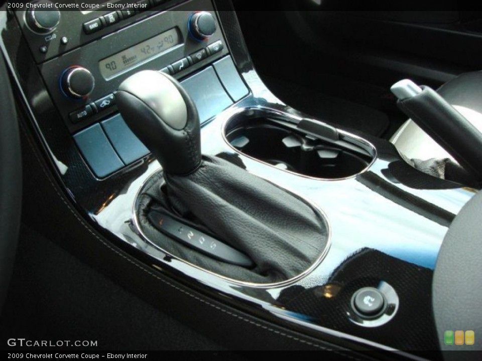 Ebony Interior Navigation for the 2009 Chevrolet Corvette Coupe #47321855