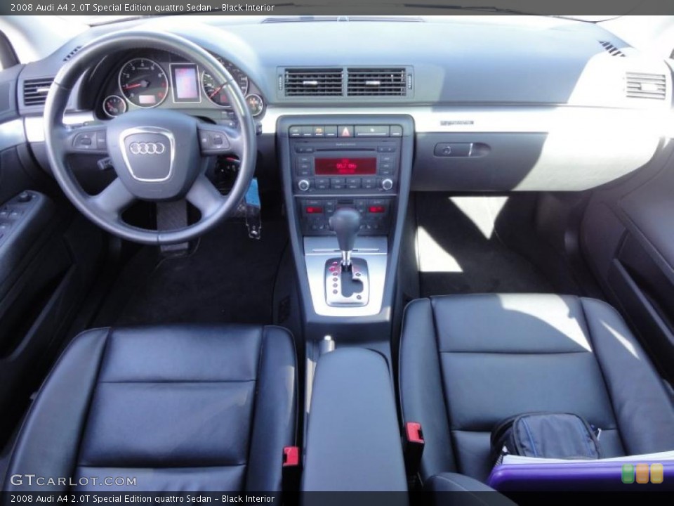 Black Interior Dashboard for the 2008 Audi A4 2.0T Special Edition quattro Sedan #47321930