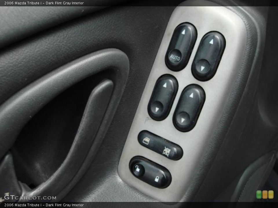 Dark Flint Gray Interior Controls for the 2006 Mazda Tribute i #47322080