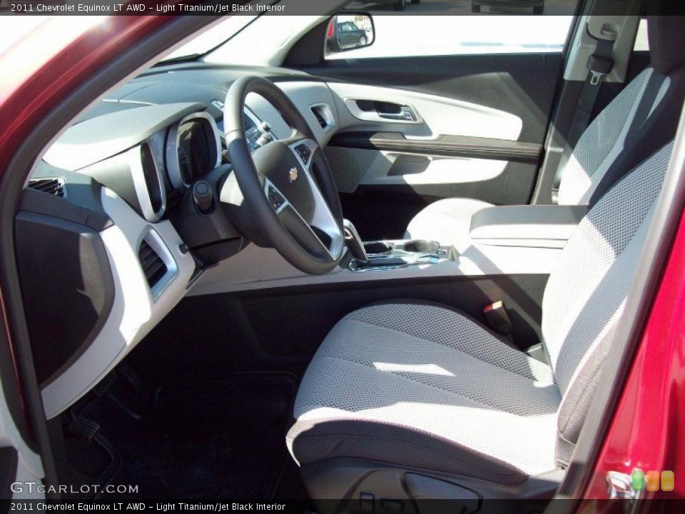 Light Titanium/Jet Black Interior Photo for the 2011 Chevrolet Equinox LT AWD #47322098