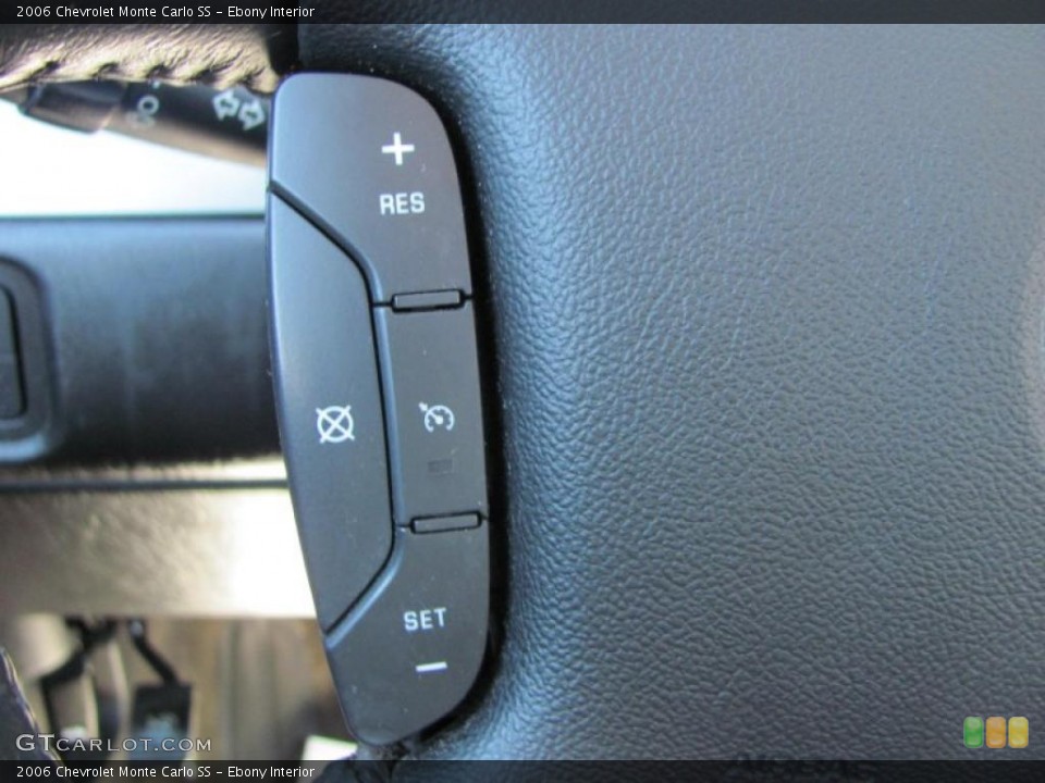 Ebony Interior Controls for the 2006 Chevrolet Monte Carlo SS #47322188