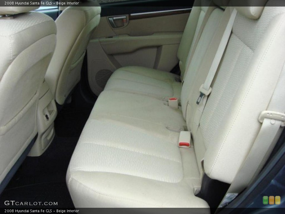 Beige Interior Photo for the 2008 Hyundai Santa Fe GLS #47323820