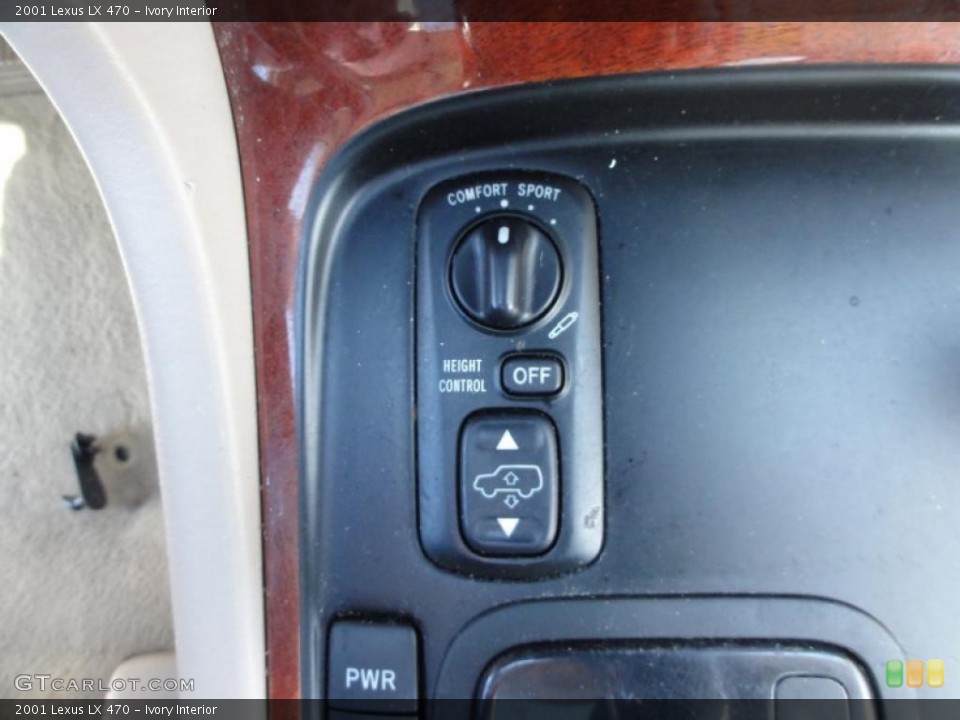Ivory Interior Controls for the 2001 Lexus LX 470 #47324972