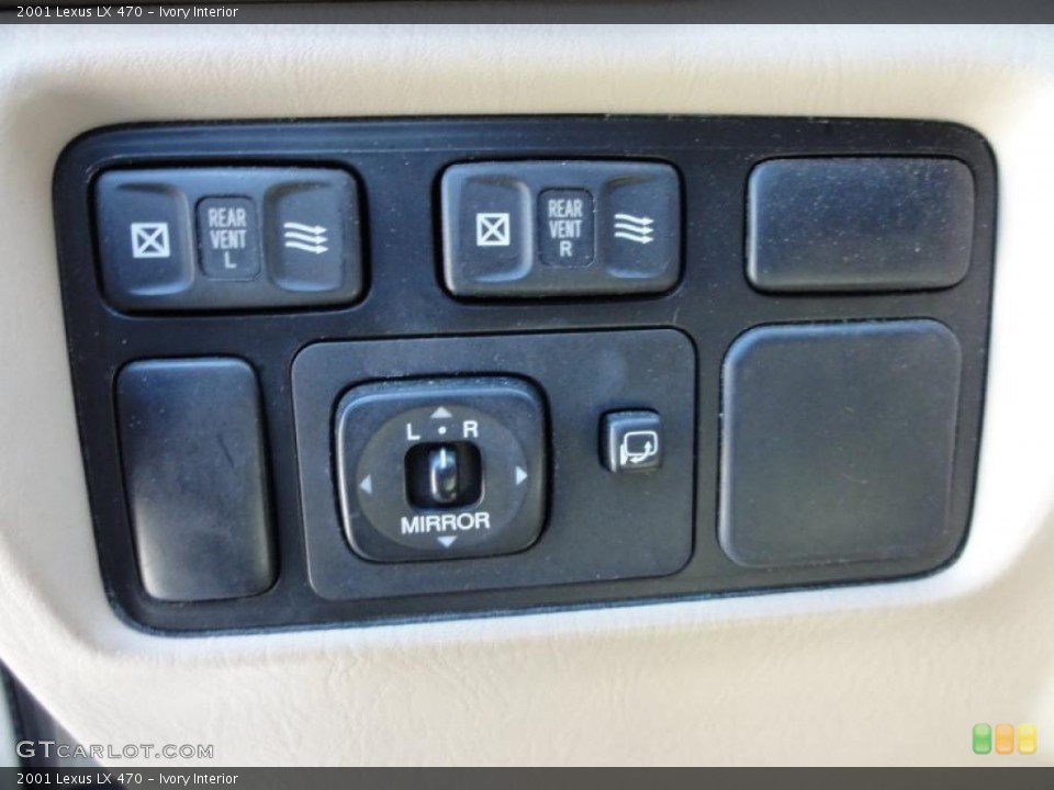 Ivory Interior Controls for the 2001 Lexus LX 470 #47325044