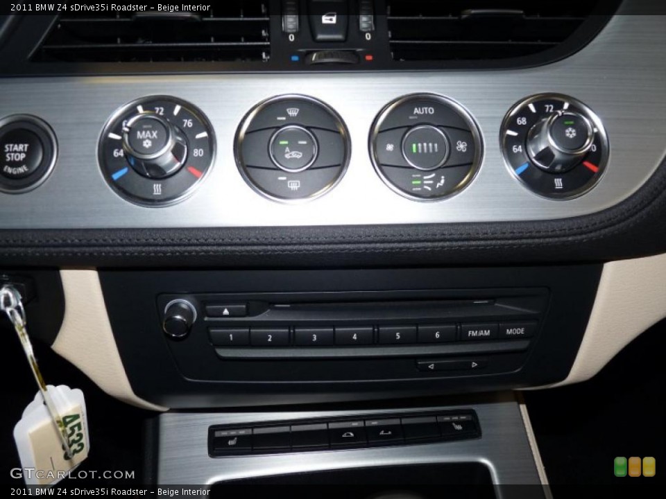 Beige Interior Controls for the 2011 BMW Z4 sDrive35i Roadster #47325143