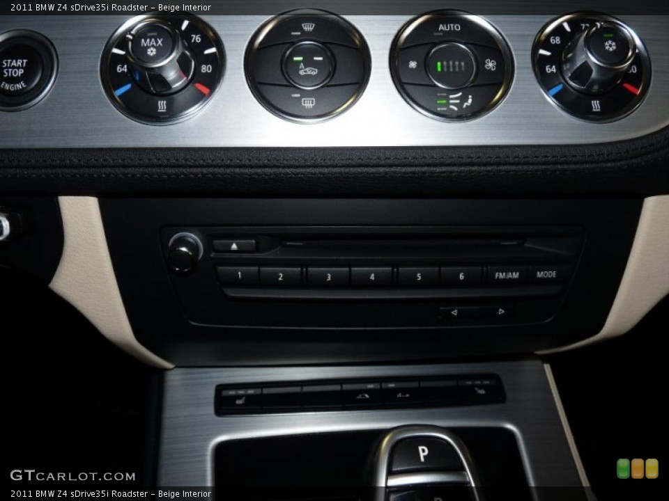 Beige Interior Controls for the 2011 BMW Z4 sDrive35i Roadster #47325158