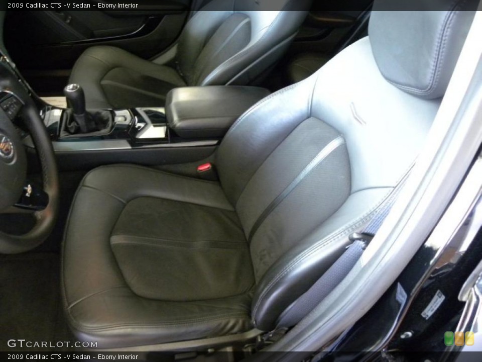 Ebony Interior Photo for the 2009 Cadillac CTS -V Sedan #47325896