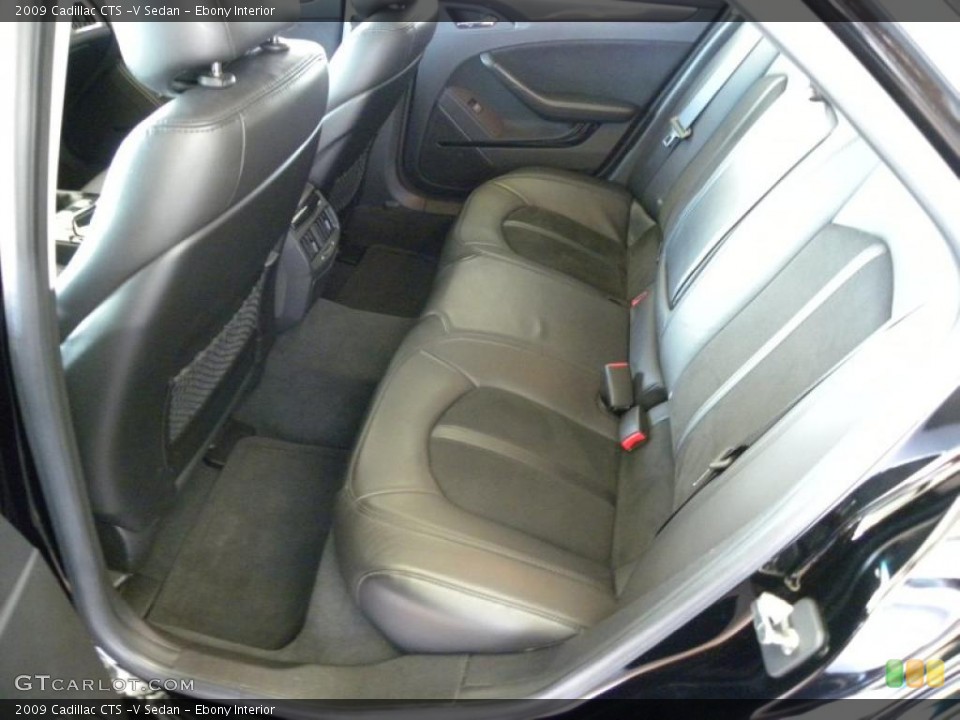Ebony Interior Photo for the 2009 Cadillac CTS -V Sedan #47325920