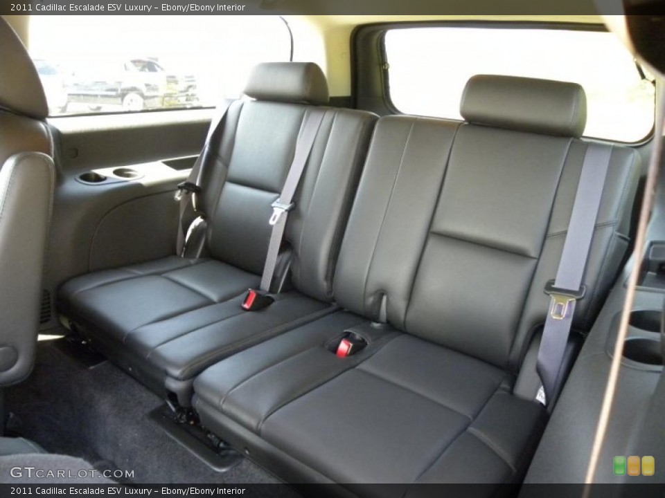 Ebony/Ebony Interior Photo for the 2011 Cadillac Escalade ESV Luxury #47326283