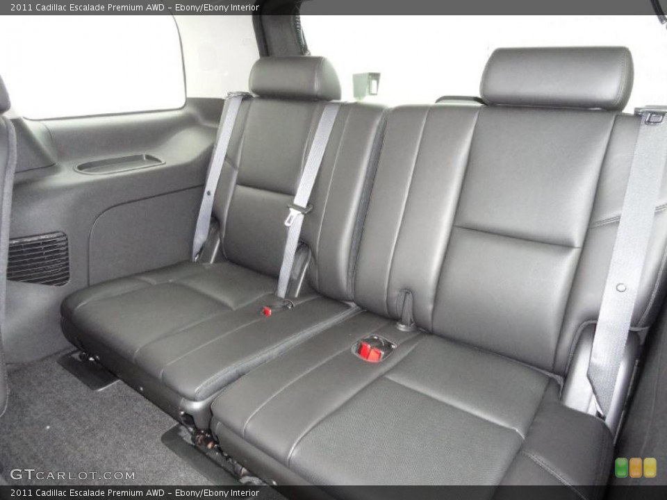 Ebony/Ebony Interior Photo for the 2011 Cadillac Escalade Premium AWD #47327979