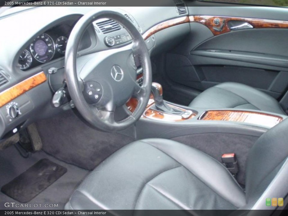 Charcoal Interior Photo for the 2005 Mercedes-Benz E 320 CDI Sedan #47328807