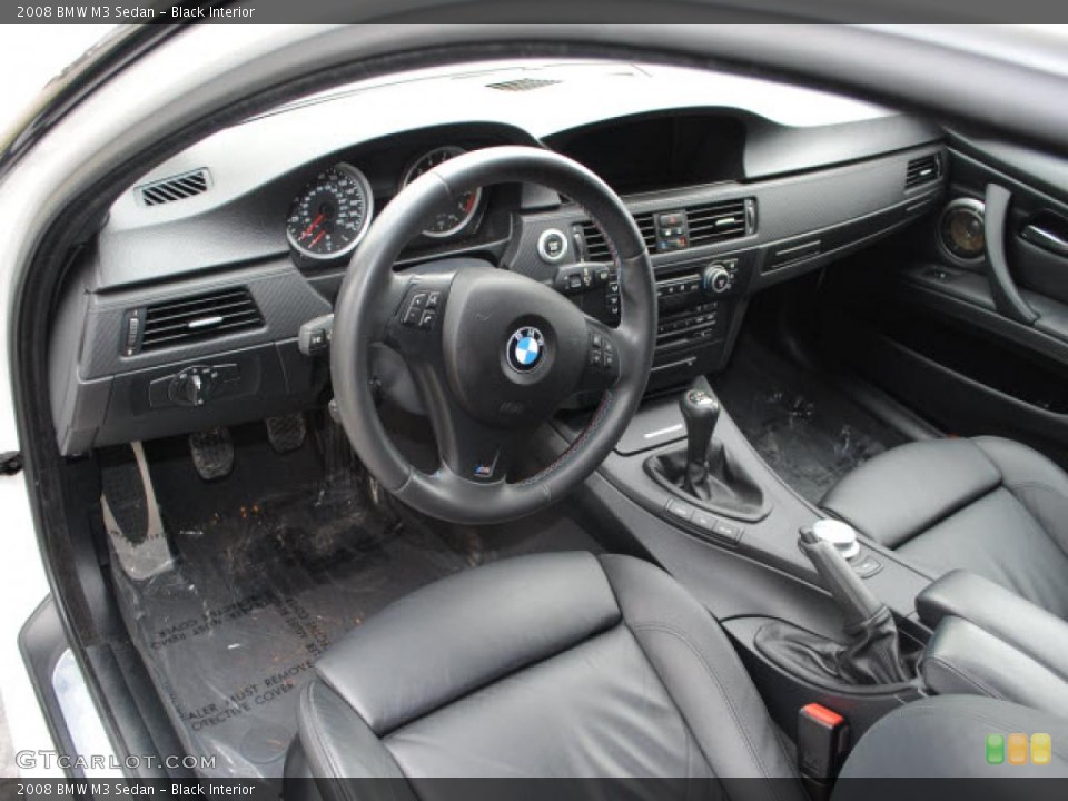 Black Interior Prime Interior for the 2008 BMW M3 Sedan #47329305