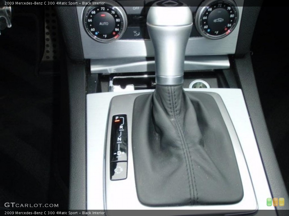 Black Interior Transmission for the 2009 Mercedes-Benz C 300 4Matic Sport #47329944
