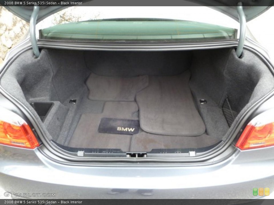 Black Interior Trunk for the 2008 BMW 5 Series 535i Sedan #47332363