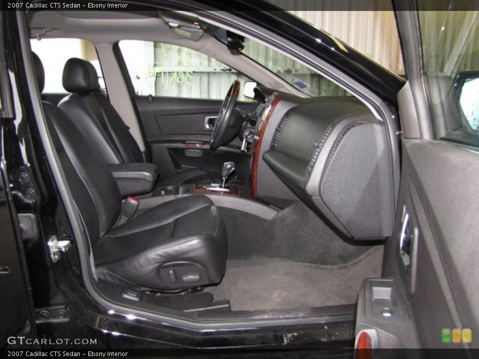 Ebony Interior Photo for the 2007 Cadillac CTS Sedan #47332459